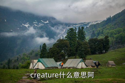 creature，creature中文意思是什么