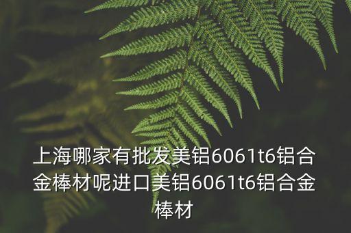 上海哪家有批發美鋁6061t6鋁合金棒材呢進口美鋁6061t6鋁合金棒材