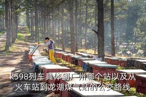 k598列車具體到廣州哪個站以及從火車站到龍湖煤氣站的公交路線