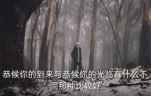 恭候你的到來與恭候你的光臨有什么不同那種比較好