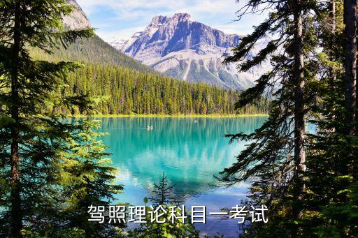 駕駛證理論考試科目一，駕校考試科目一理論考