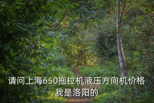 上海市廣州液壓價格，請問上海650拖拉機液壓方向機價格我是洛陽的