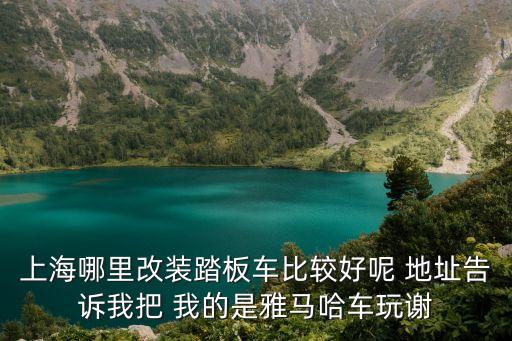 上海哪里改裝踏板車比較好呢 地址告訴我把 我的是雅馬哈車玩謝