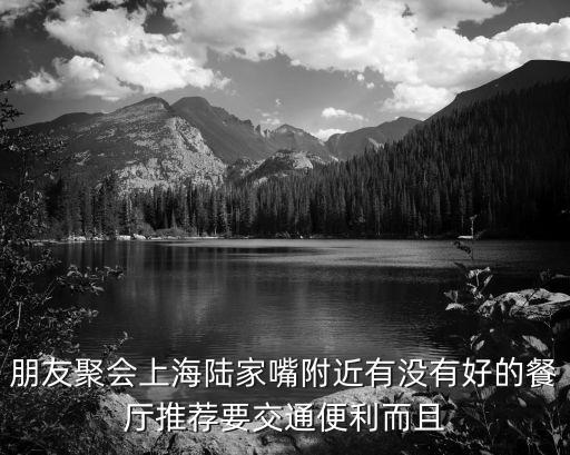 朋友聚會上海陸家嘴附近有沒有好的餐廳推薦要交通便利而且