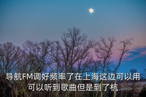 導航回上海市，最近去上海用哪款導航最好