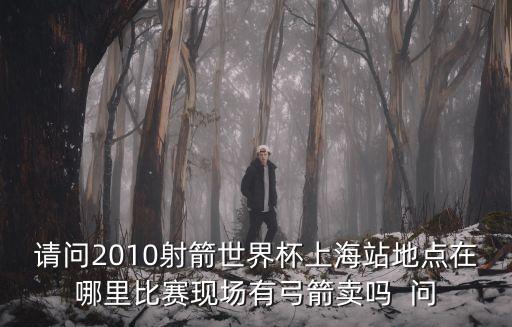 請問2010射箭世界杯上海站地點在哪里比賽現場有弓箭賣嗎  問