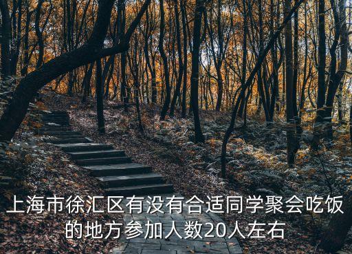 上海市徐匯區有沒有合適同學聚會吃飯的地方參加人數20人左右