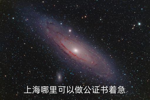 上海哪里可以做公證書著急