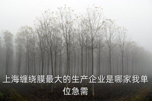 上海市纏繞膜定制，哪173個公司能供應PE包裝纏繞膜啊上海這邊有沒有