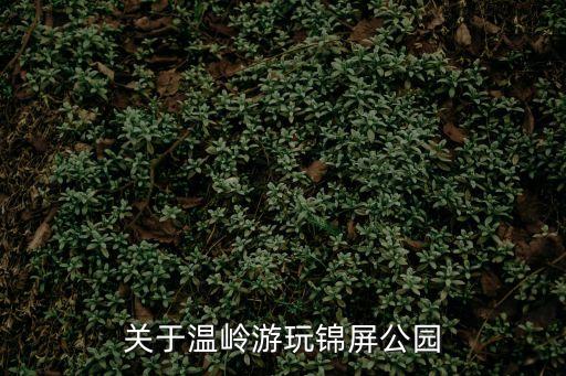 關于溫嶺游玩錦屏公園