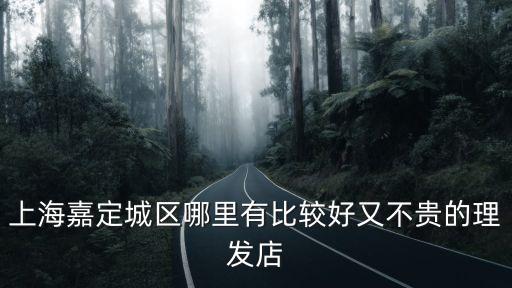 上海嘉定城區(qū)哪里有比較好又不貴的理發(fā)店