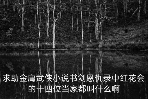 求助金庸武俠小說書劍恩仇錄中紅花會的十四位當家都叫什么啊