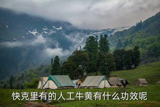 快克里有的人工牛黃有什么功效呢