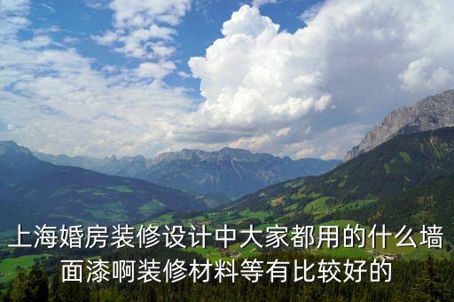 上海市墻面漆，在上海有什么好的油漆的生產廠商么