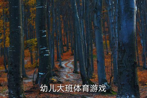 幼兒大班體育游戲
