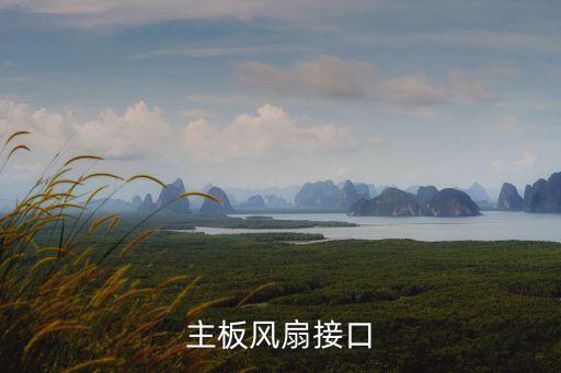 主板風扇接口，主板上有幾個接風扇的接口
