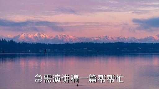 講話稿，發言稿怎么寫