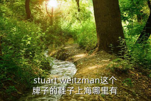 stuart weitzman這個牌子的鞋子上海哪里有