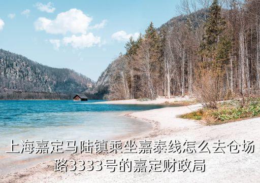 上海嘉定馬陸鎮乘坐嘉泰線怎么去倉場路3333號的嘉定財政局