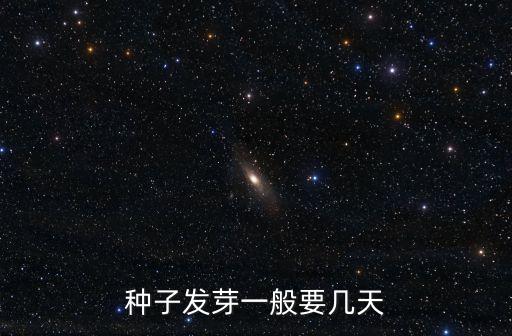 種子發芽一般要幾天