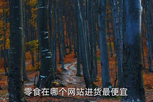 零食在哪個網站進貨最便宜