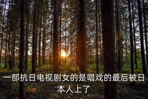 猛虎特戰隊，一部抗日電視劇女的是唱戲的最后被日本人上了