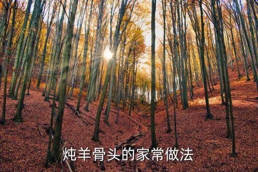 羊骨頭，羊骨頭的藥用