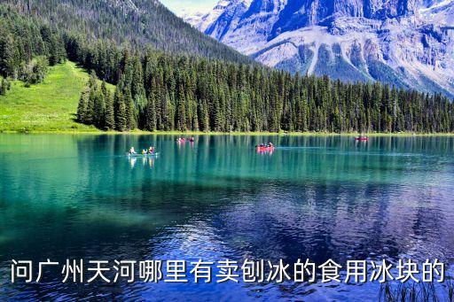 問廣州天河哪里有賣刨冰的食用冰塊的