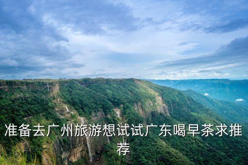 準(zhǔn)備去廣州旅游想試試廣東喝早茶求推薦