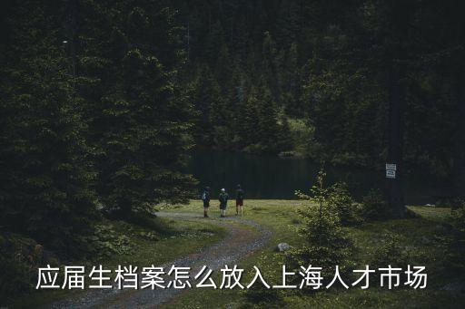 上海市人才市場檔案掛靠，應屆生檔案怎么放入上海人才市場