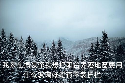 我家在搞裝修我想把陽臺弄落地窗要用什么玻璃好還有不裝護欄