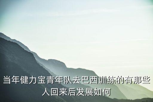 健力寶青年隊(duì)，下面哪個(gè)不是健力寶明星足球隊(duì)去巴西的原因 q31回訪懷緬當(dāng)年健力