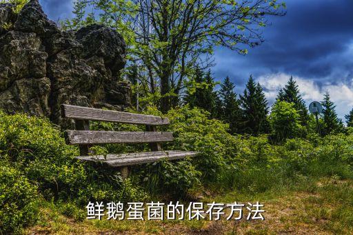 鮮鵝蛋菌的保存方法