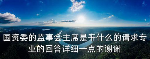 廣州市國資委外派監(jiān)事，地方國資委應該派什么身份的人到參股企業(yè)任董事