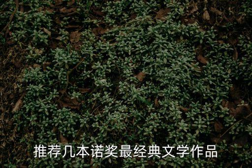 推薦幾本諾獎最經(jīng)典文學(xué)作品