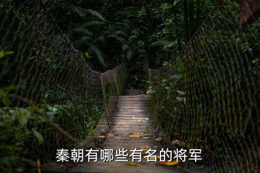 秦朝有哪些有名的將軍