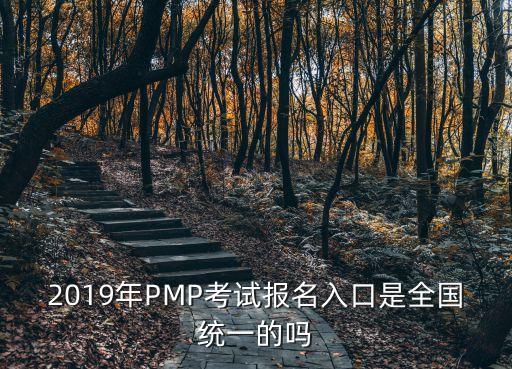 2019年PMP考試報名入口是全國統一的嗎