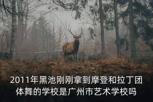 2011年黑池剛剛拿到摩登和拉丁團(tuán)體舞的學(xué)校是廣州市藝術(shù)學(xué)校嗎