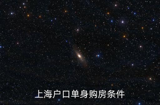 上海市戶口的單身可以買房嗎，上海戶口單身可以買房嗎