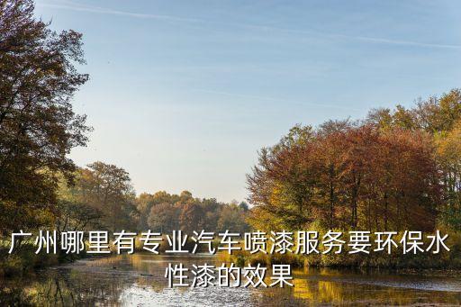 廣州哪里有專業(yè)汽車噴漆服務(wù)要環(huán)保水性漆的效果