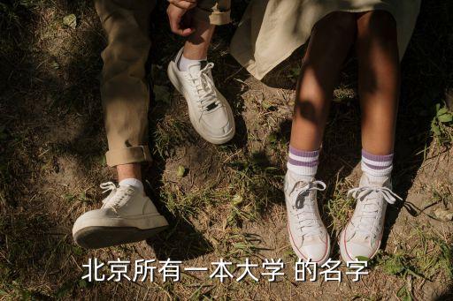 北京所有一本大學(xué) 的名字