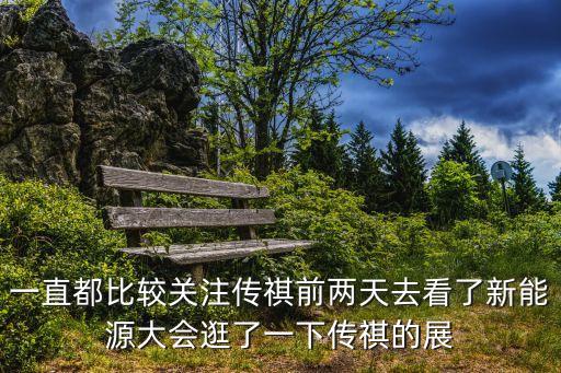 廣州傳祺車(chē)展展臺(tái)，一直都比較關(guān)注傳祺前兩天去看了新能源大會(huì)逛了一下傳祺的展