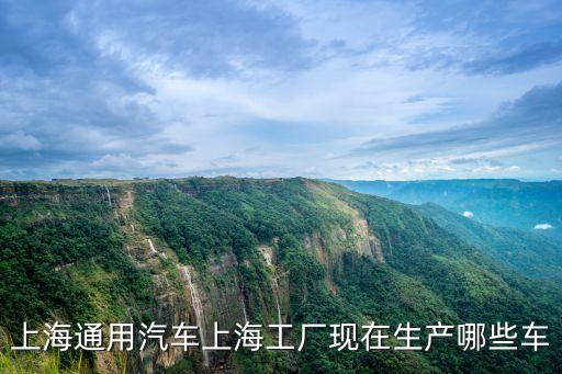 上海市申江路通用汽車(chē)，上海通用汽車(chē)上海工廠現(xiàn)在生產(chǎn)哪些車(chē)