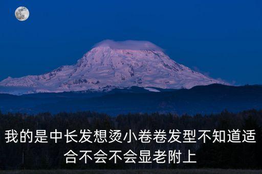 我的是中長發想燙小卷卷發型不知道適合不會不會顯老附上