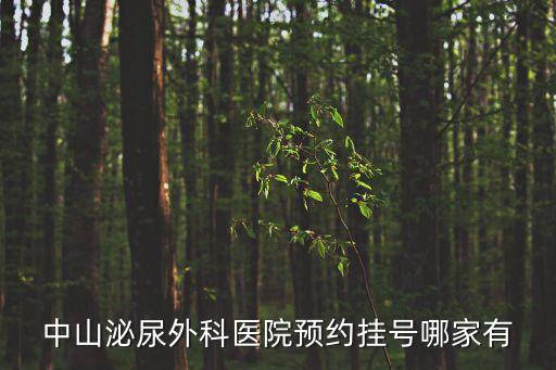 廣州中山醫(yī)泌尿外科，中山泌尿外科醫(yī)院預(yù)約掛號(hào)哪家有