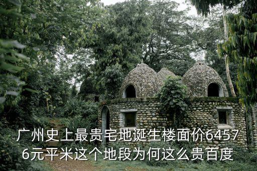 廣州史上最貴宅地誕生樓面價64576元平米這個地段為何這么貴百度