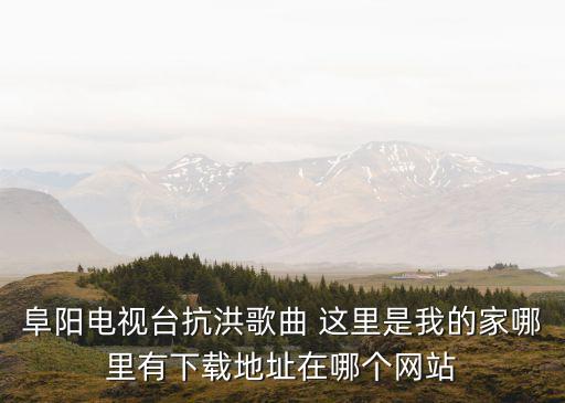 阜陽電視臺抗洪歌曲 這里是我的家哪里有下載地址在哪個網站