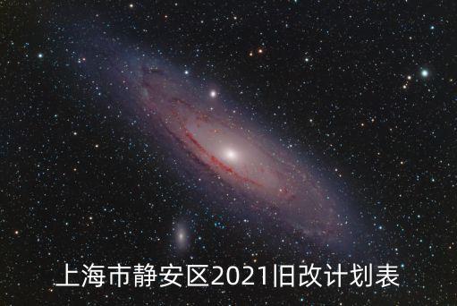 上海市靜安區(qū)舊城改造，2022靜安區(qū)老舊小區(qū)改造地名