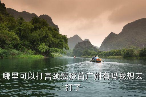哪里可以打宮頸癌疫苗廣州有嗎我想去打了