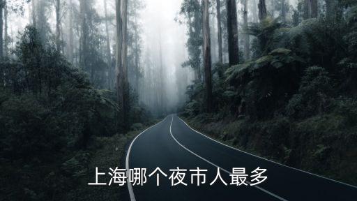 上海市夜市人流最多，上海哪個夜市人最多